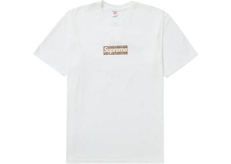 supreme x burberry stockx|supreme burberry box t-shirt.